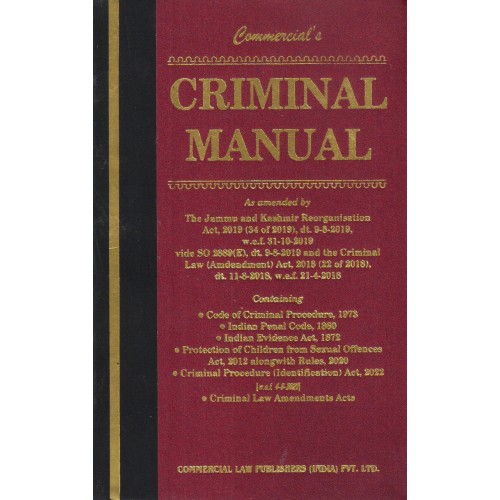 Commercial Law Publisher's Criminal Manual [Edn. 2023]